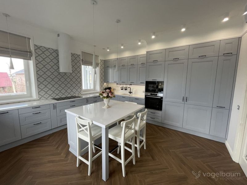 Кухня TOPAZ серая