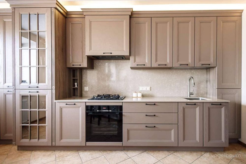 Кухня LAVANDA коричневая