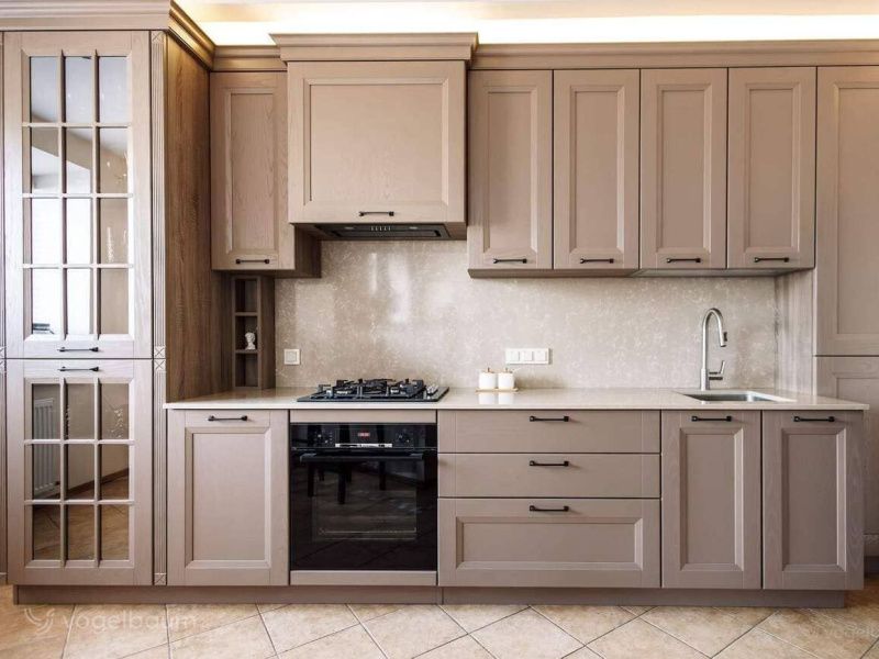 Кухня LAVANDA коричневая