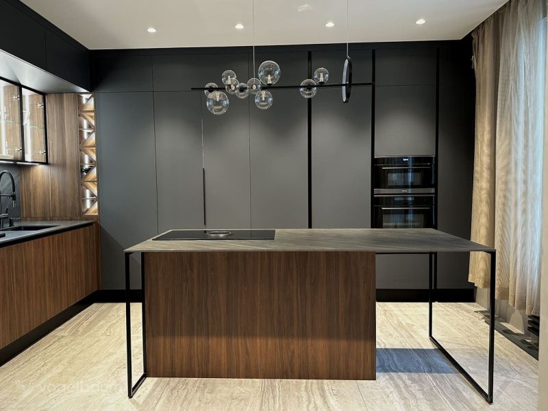 Кухня MIRELLA&ROSSO&TERRA коричневая