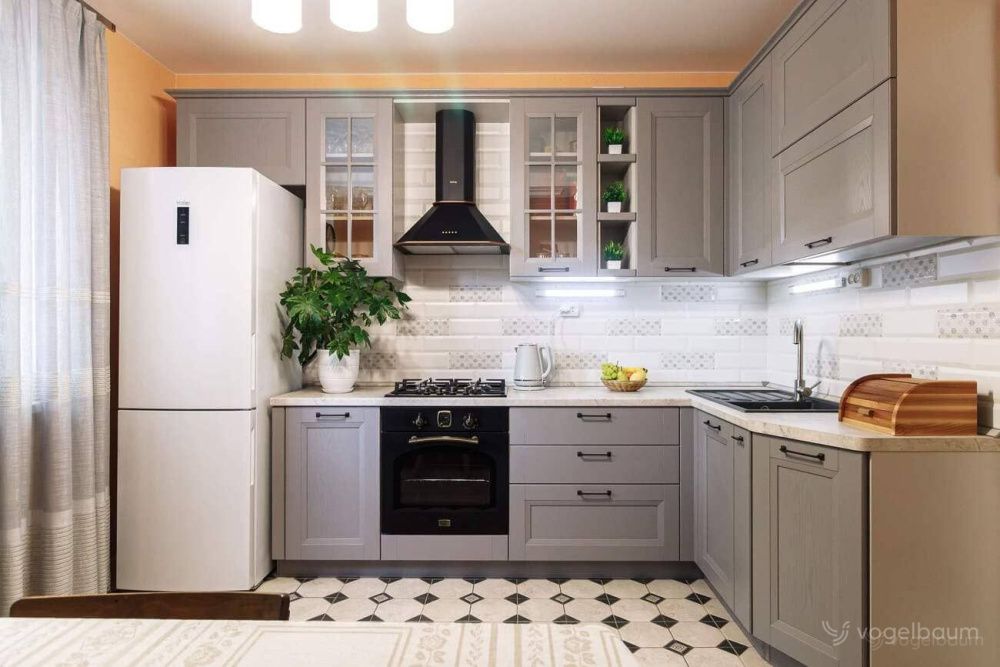 Кухня LAVANDA серая