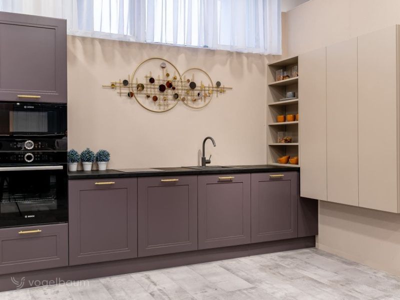 Кухня TOPAZ&ALVA коричневая