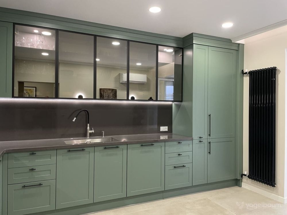 Кухня FROST зеленая 2